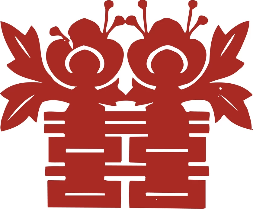 中国风中式传统喜庆民俗人物动物窗花剪纸插画边框AI矢量PNG素材【2918】